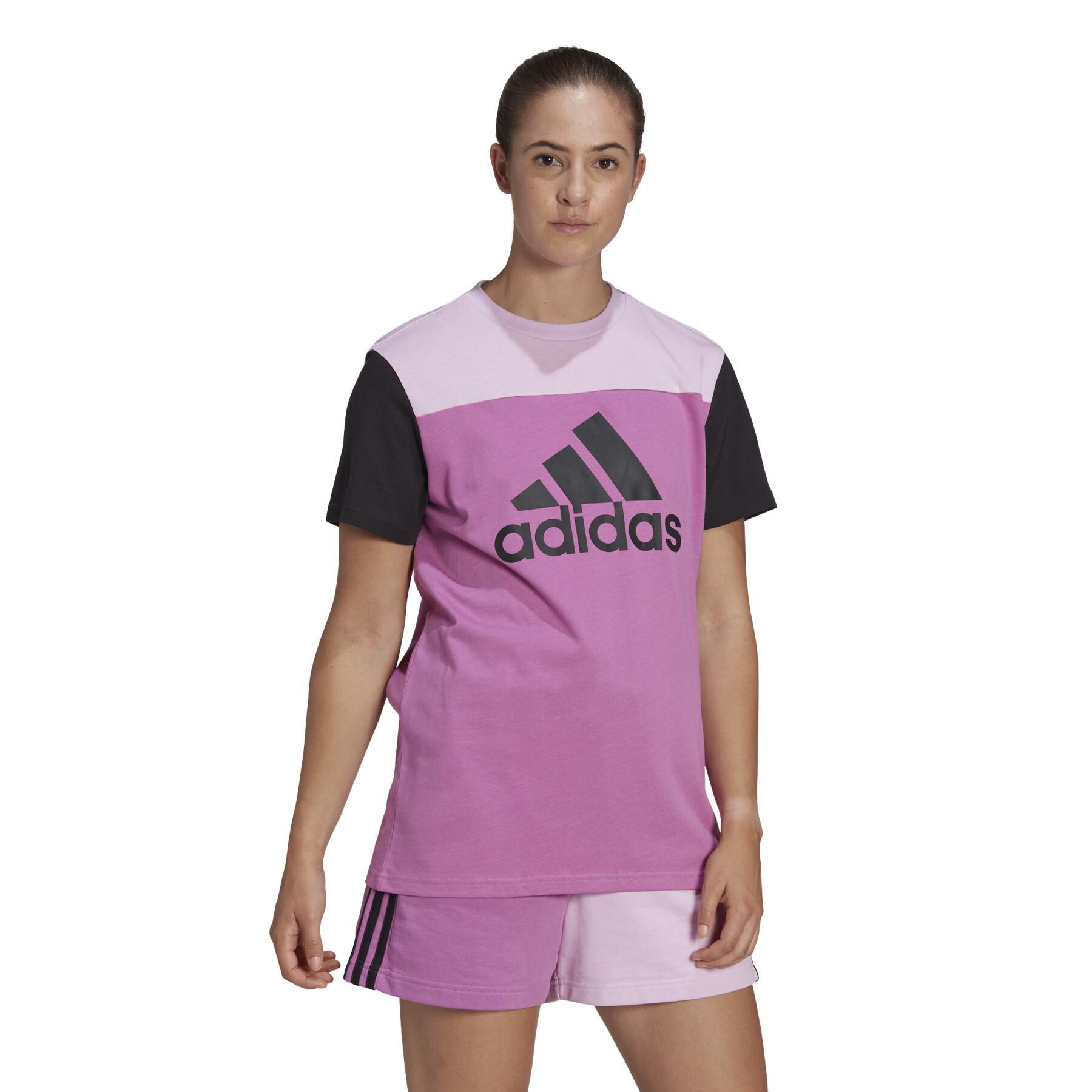 Women's logo T-shirt adidas Essentials Colorblock