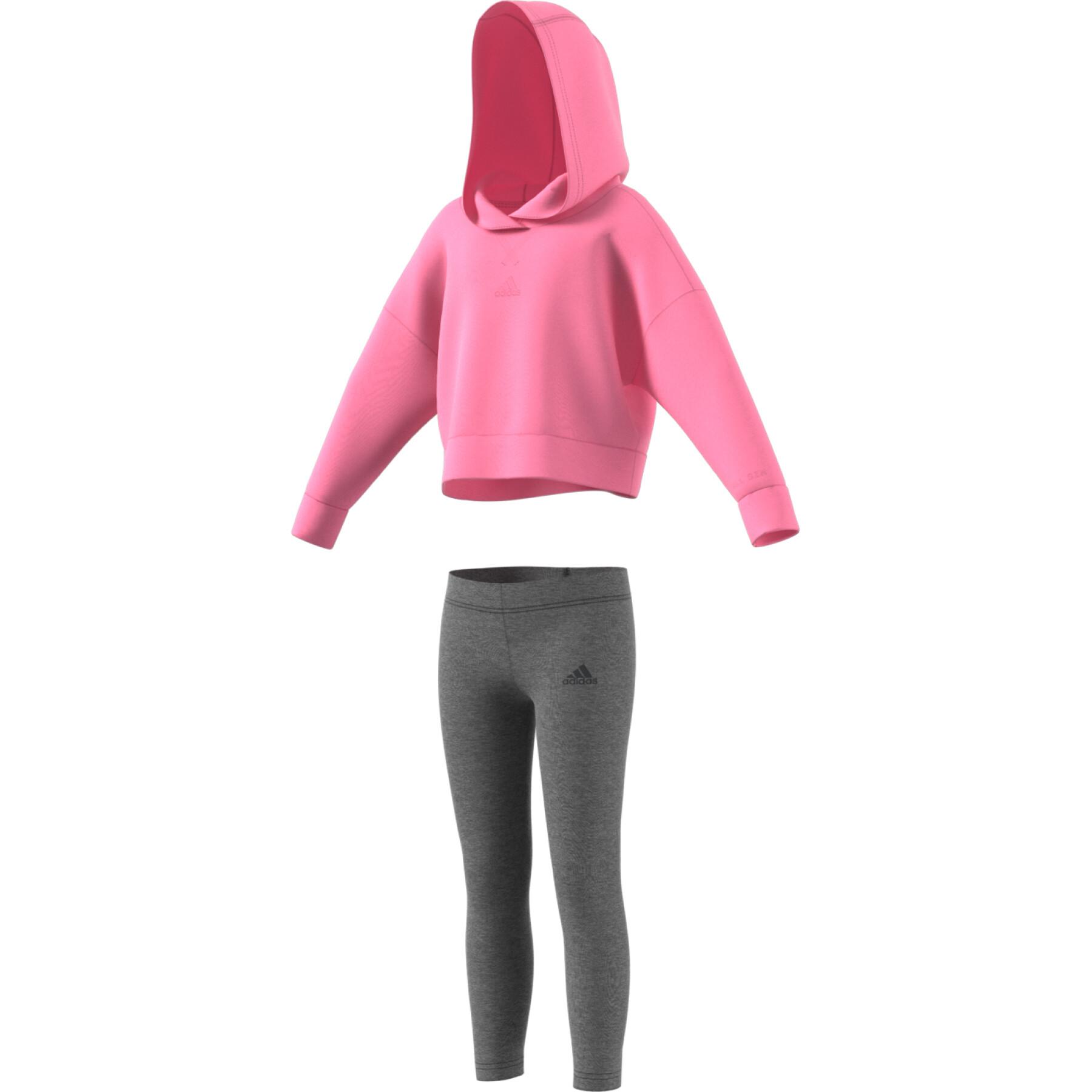 Girl's fleece hoodie adidas