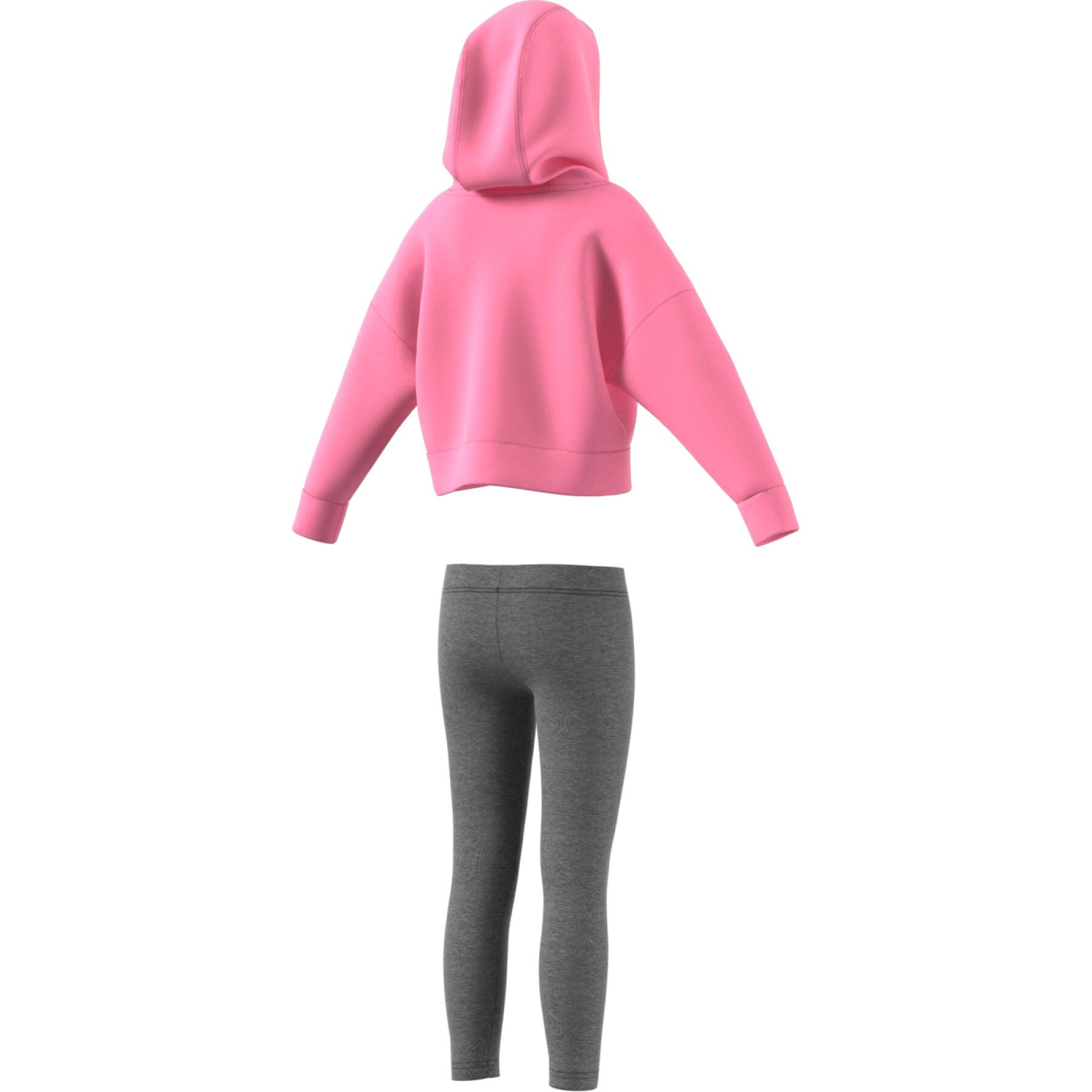 Girl's fleece hoodie adidas