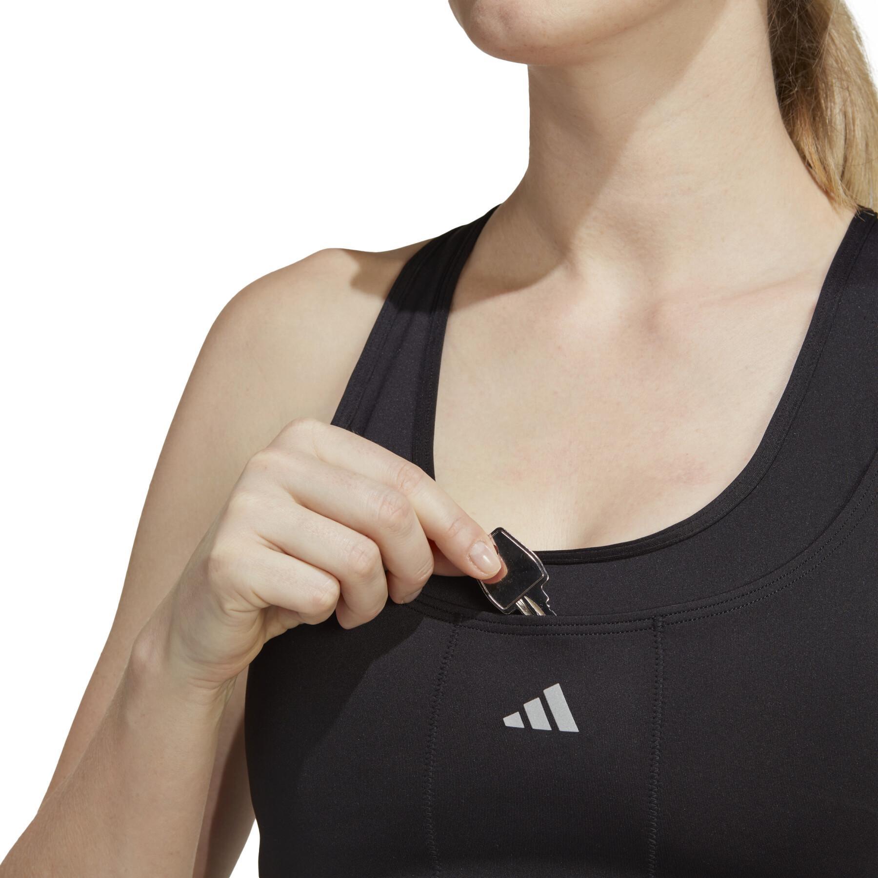 Medium support bra with women's pocket adidas
