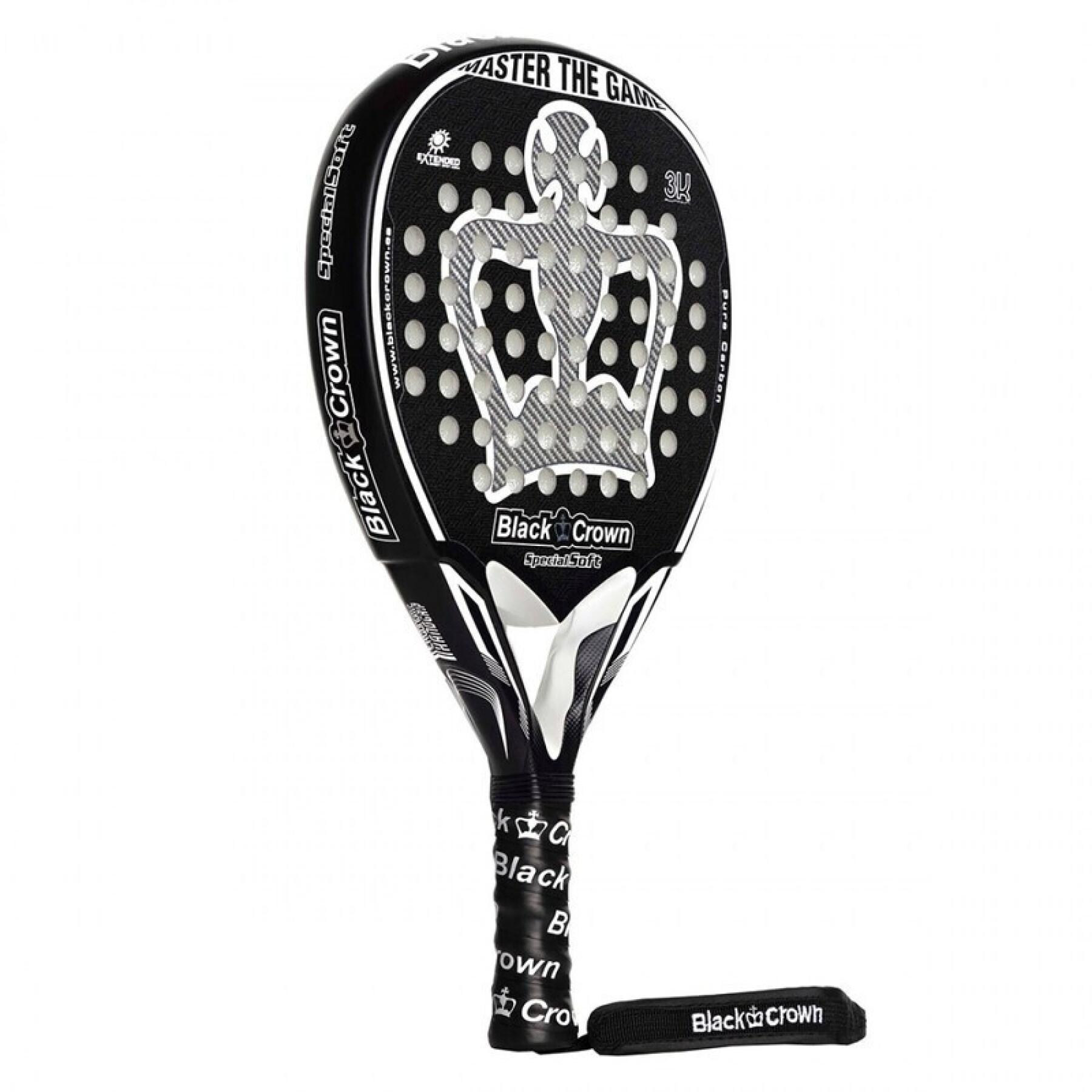 Racket from padel Black Crown Special Soft