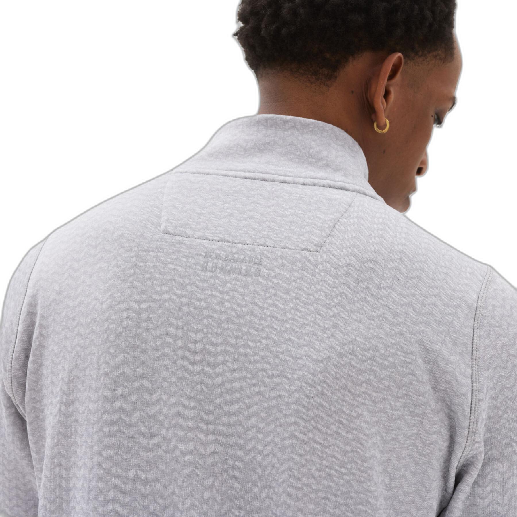 Long sleeve 1/2 zip jersey New Balance Heat Grid