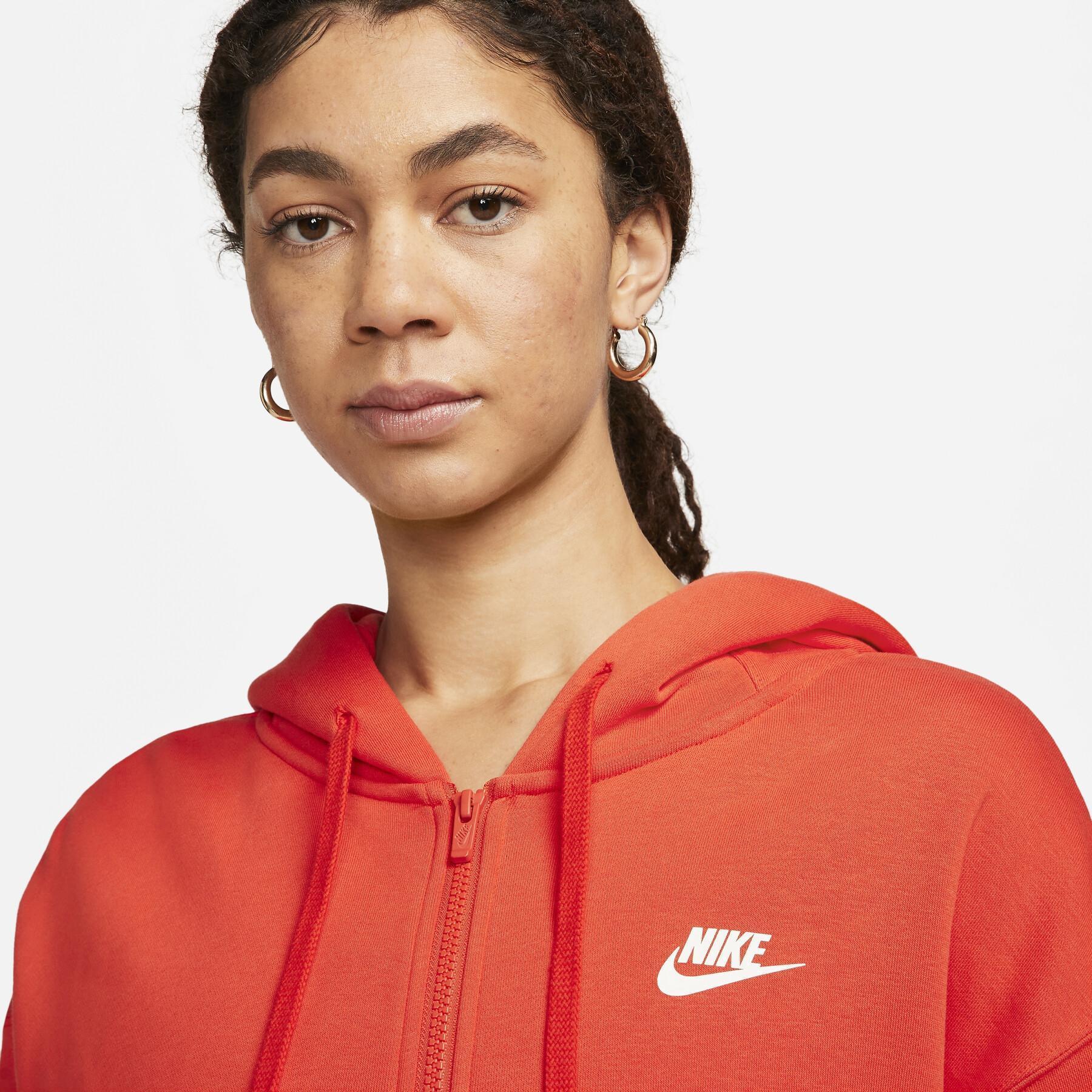 Sweatshirt zipped hoodie for women Nike Fleece DNC