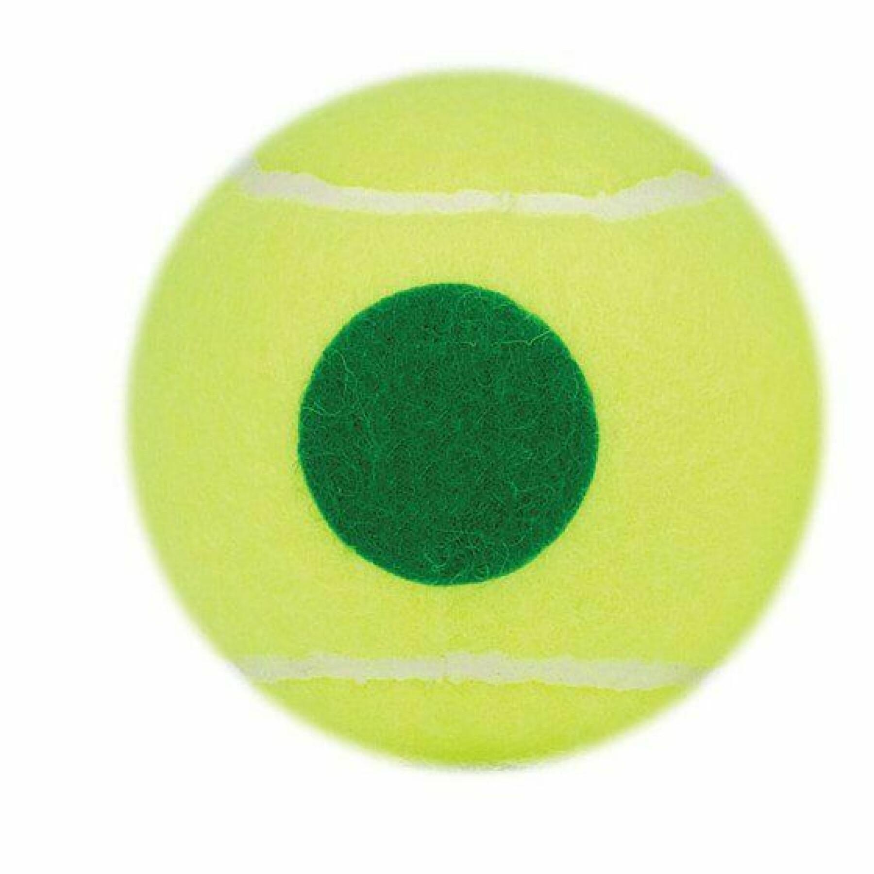 Tube of 3 tennis balls Prince Play & Stay - stage 1