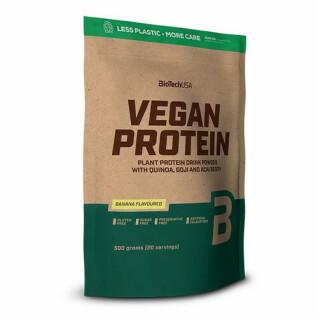 Lot of 10 bags of vegan protein Biotech USA - Banane - 500g