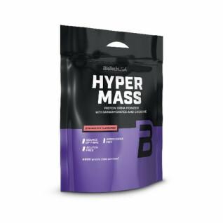Lot of 2 bags of weight gain Biotech USA hyper mass - Fraise - 6,8kg