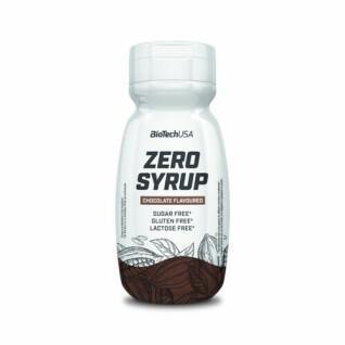 Pack of 6 tubes of snacks Biotech USA zero syrup - Chocolate 320ml