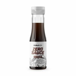 Pack of 6 tubes of snacks Biotech USA zero sauce - Barbecue 350ml