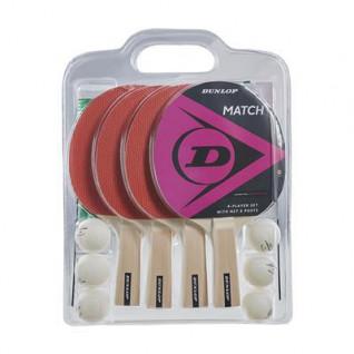 Set of 4 rackets Dunlop