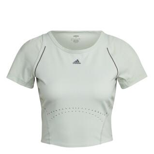 Women's crop top T-shirt adidas HIIT 45 Seconds