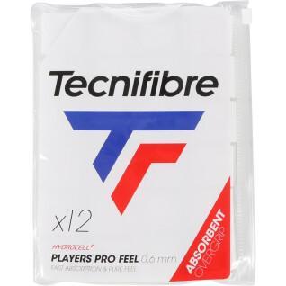Set of 12 tennis overgrips Tecnifibre Players Pro Feel