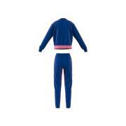 Cotton tracksuit with girl's sports badge adidas