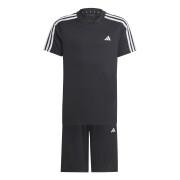 Kids jersey and shorts set adidas 3-Stripes Essentials Aeroready