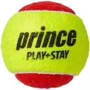 Set of 3 tennis balls Prince Play & Stay – stage 3 (felt)